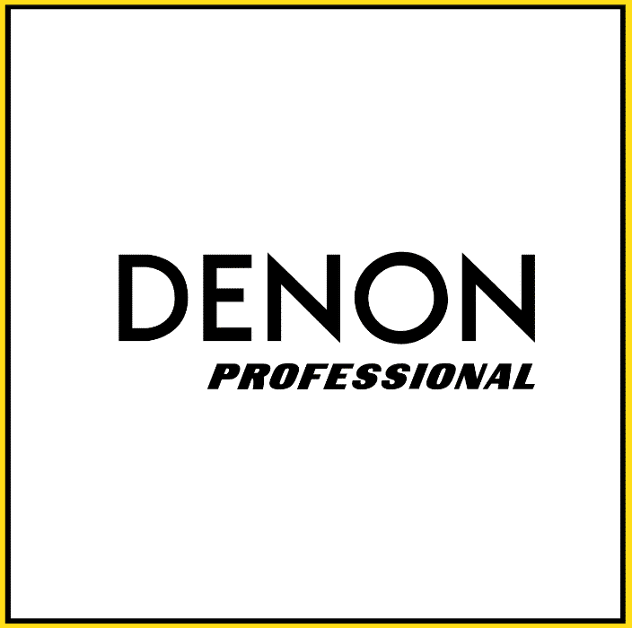 denon-professional-yellow-frame-logo