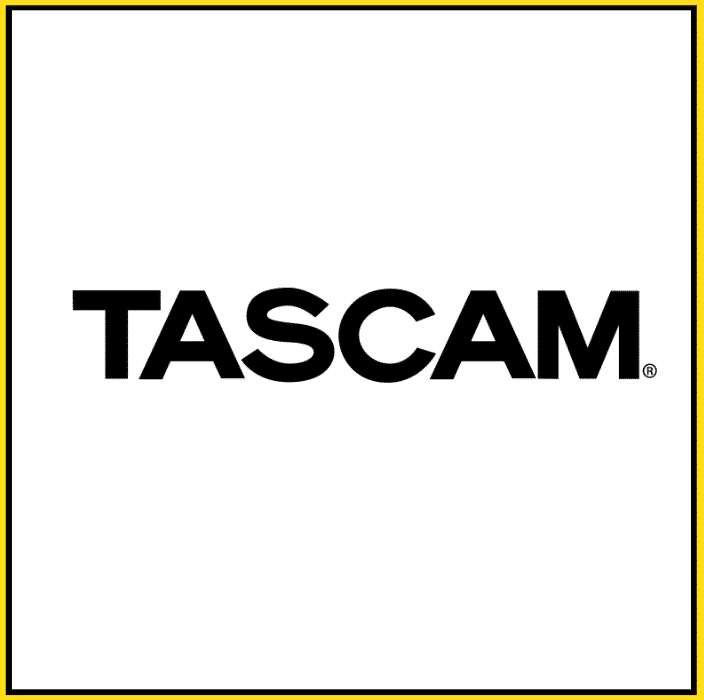 tascam-yellow-frame-logo